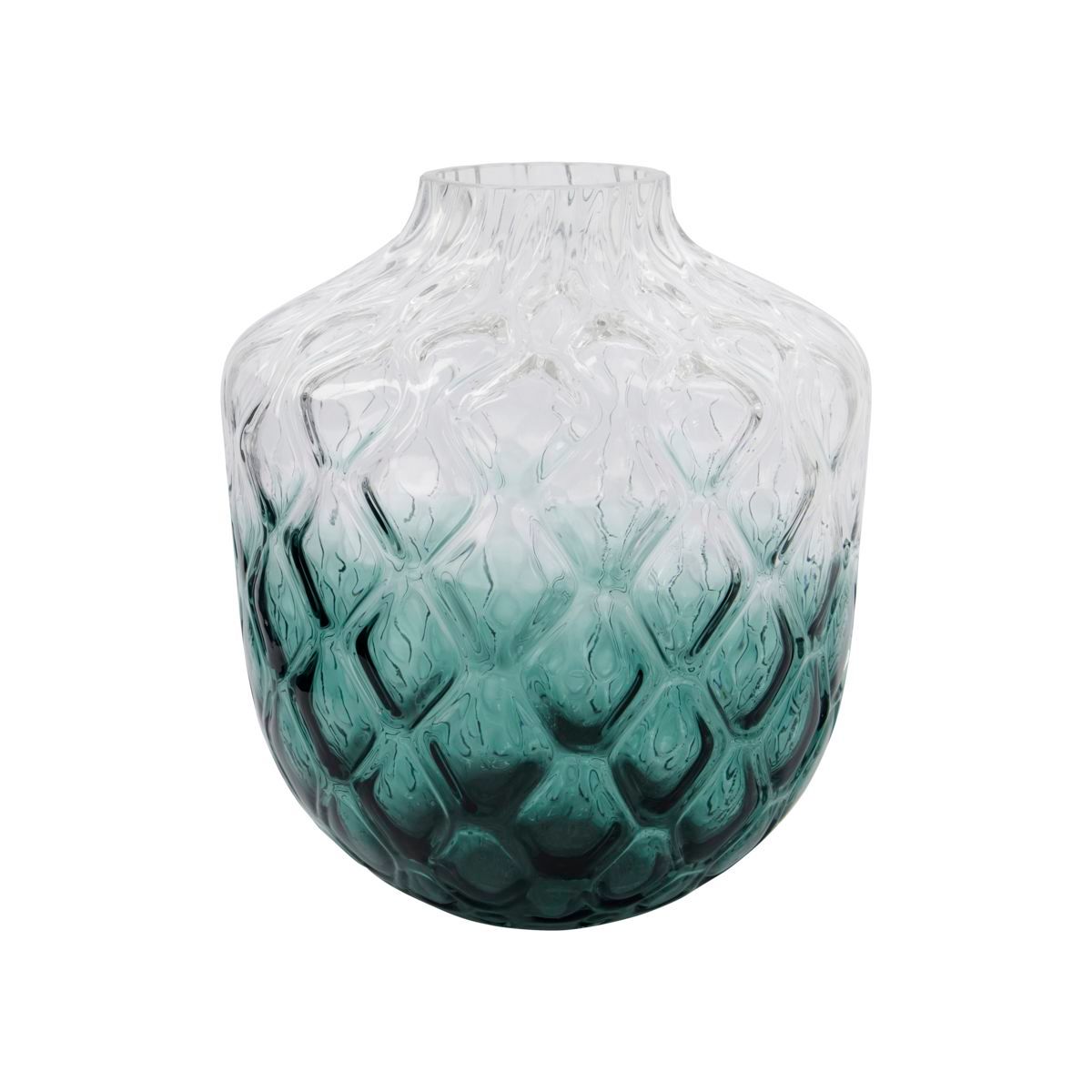 House Doctor Vase, Art Deco, Grøn - 31x24 cm