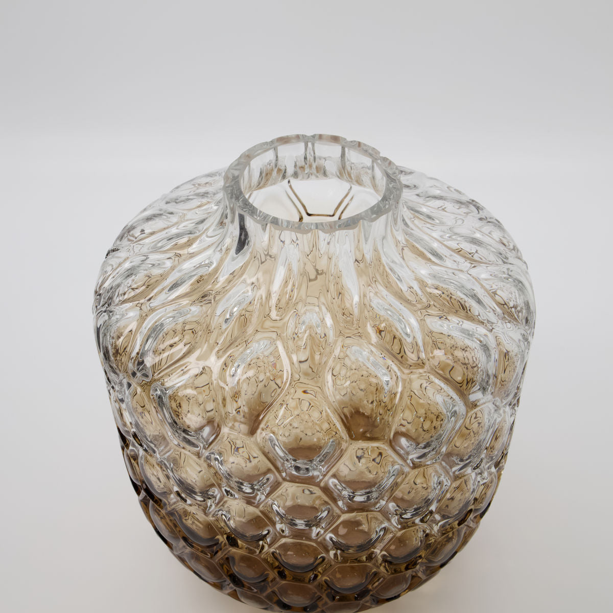 House Doctor Vase, Art Deco, Brun - 31x24 cm