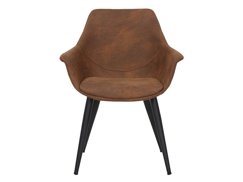 Signe stol, brun - sæt af 2 stk.