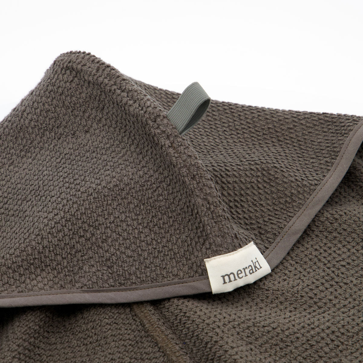 Meraki Hårhåndklæde, Solid, Army - 63x25 cm